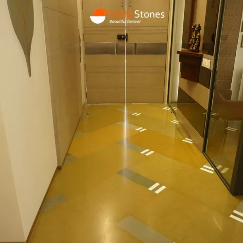 Kota Stone Flooring Inlay