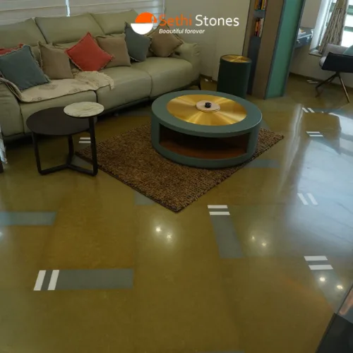 Kota Stone Flooring Inlay